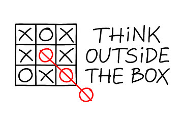 Image showing Think Outside The Box Tic Tac Toe 