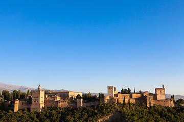 Image showing Alhambra in Granada - Spain