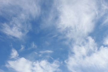 Image showing High white clouds