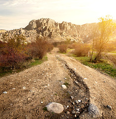 Image showing Valley of Ghosts in mountains