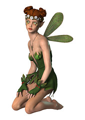 Image showing Spring Fairy on White