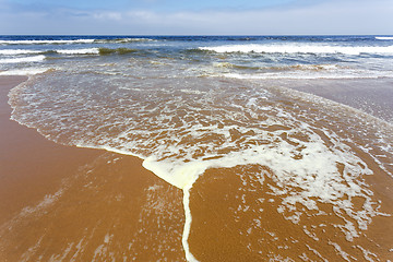 Image showing Coastline in the Namib desert