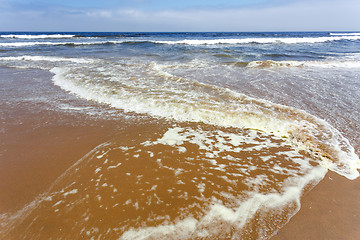 Image showing Coastline in the Namib desert