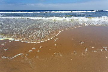 Image showing Coastline in the Namib desert