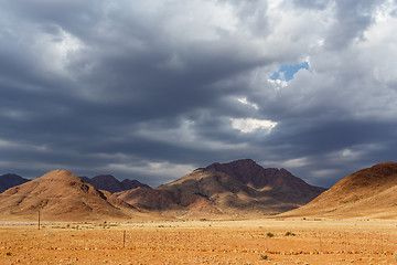 Image showing fantastic Namibia desert landscape