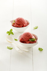 Image showing Sorbet ice cream