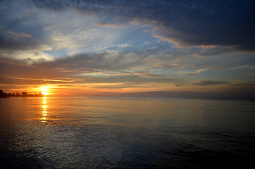 Image showing Tanjung Sepat beach in the morning light