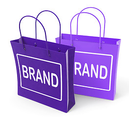 Image showing Brand Bags Show Branding Product Label or Trademark