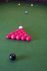 Image showing Snooker Balls