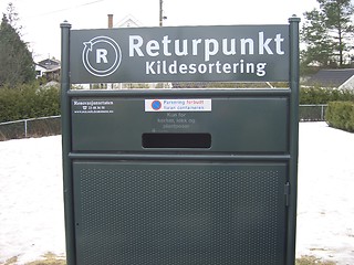 Image showing Recycling point