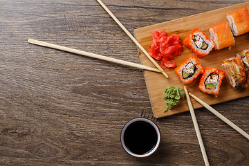 Image showing Sushi maki set