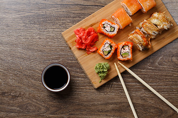 Image showing Sushi maki set