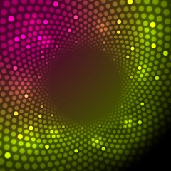 Image showing Bright shiny lights abstract background