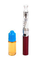 Image showing Electronic cigarette with liquid