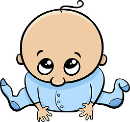 Image showing cute baby boy cartoon