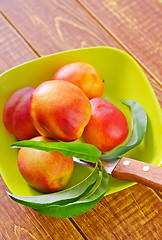 Image showing nectarines