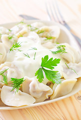 Image showing pelmeni