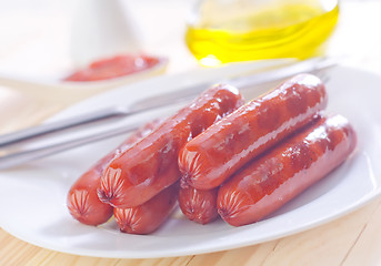 Image showing sausages