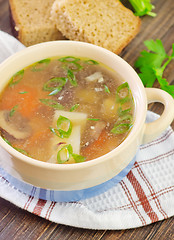 Image showing mushroom soup