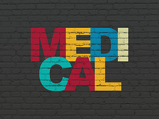 Image showing Medicine concept: Medical on wall background