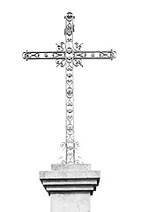 Image showing  catholic     abstract sacred  cross in italy europe and the sky