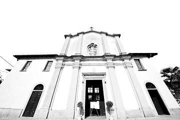 Image showing old architecture in italy europe milan religion and sunlight