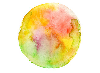 Image showing Abstract  watercolor painted background