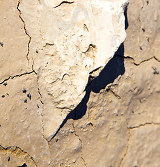 Image showing brown dry sand in sahara desert morocco africa erosion and abstr