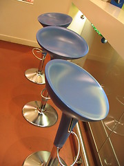 Image showing bar stools