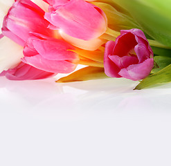 Image showing bouquet of tulips