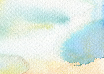 Image showing Abstract  watercolor painted background