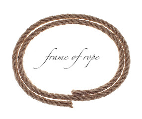 Image showing frame of rope