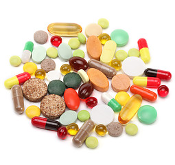 Image showing vitamins, pills and tablets