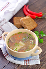 Image showing mushroom soup