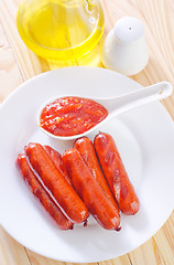 Image showing sausages