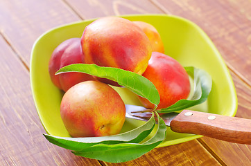 Image showing nectarines