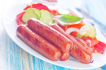 Image showing sausages