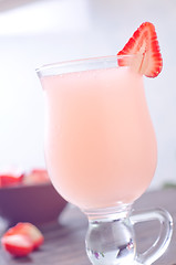 Image showing strawberry coctail