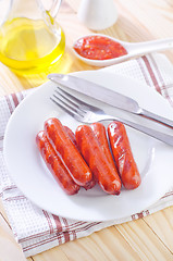 Image showing sausages