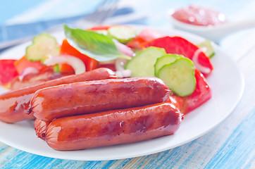 Image showing sausages