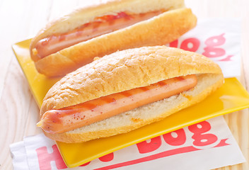 Image showing hot dogs