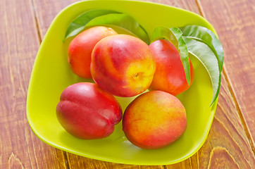 Image showing nectarines