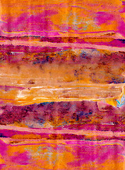 Image showing Abstract  acrilic and watercolor painted background