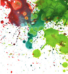 Image showing abstract watercolor painting blot background