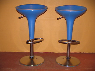 Image showing bar stools