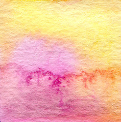 Image showing Abstract  watercolor painted background