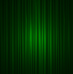 Image showing green silk curtain background