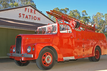 Image showing historic fire truck