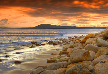 Image showing rocky beach