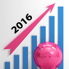 Image showing Graph 2016 Means Forecasting Business Financial Growth